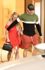 BRITNEY SPEARS Leaves Montage Hotel in Beverly Hills 04/21/2019