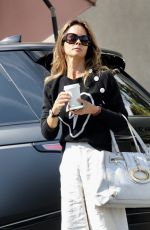 BROOKE BURKE Out for Coffee in West Hollywood 04/04/2019