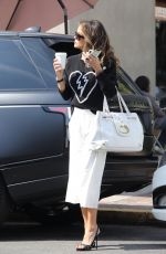 BROOKE BURKE Out for Coffee in West Hollywood 04/04/2019