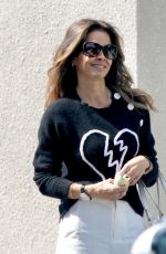 BROOKE BURKE Out for Coffee in West Hollywood 04/04/2019