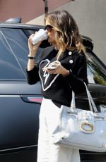 BROOKE BURKE Out for Coffee in West Hollywood 04/04/2019