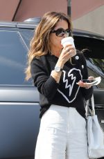 BROOKE BURKE Out for Coffee in West Hollywood 04/04/2019