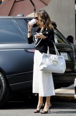 BROOKE BURKE Out for Coffee in West Hollywood 04/04/2019