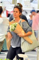 BROOKE BURKE Out Shopping in Malibu 04/08/2019