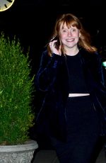 BRYCE DALLAS HOWARD Night Out in New York 04/04/2019