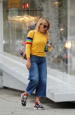 BUSY PHILIPPS Leaves Hair Salon in Los Angeles 04/05/2019