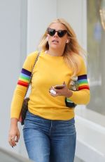 BUSY PHILIPPS Leaves Hair Salon in Los Angeles 04/05/2019