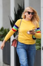 BUSY PHILIPPS Leaves Hair Salon in Los Angeles 04/05/2019