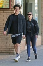 CAMILA MENDES and Charles Melton Out in Vancouver 04/09/2019