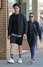 CAMILA MENDES and Charles Melton Out in Vancouver 04/09/2019