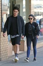 CAMILA MENDES and Charles Melton Out in Vancouver 04/09/2019