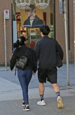 CAMILA MENDES and Charles Melton Out in Vancouver 04/09/2019