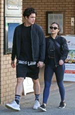 CAMILA MENDES and Charles Melton Out in Vancouver 04/09/2019