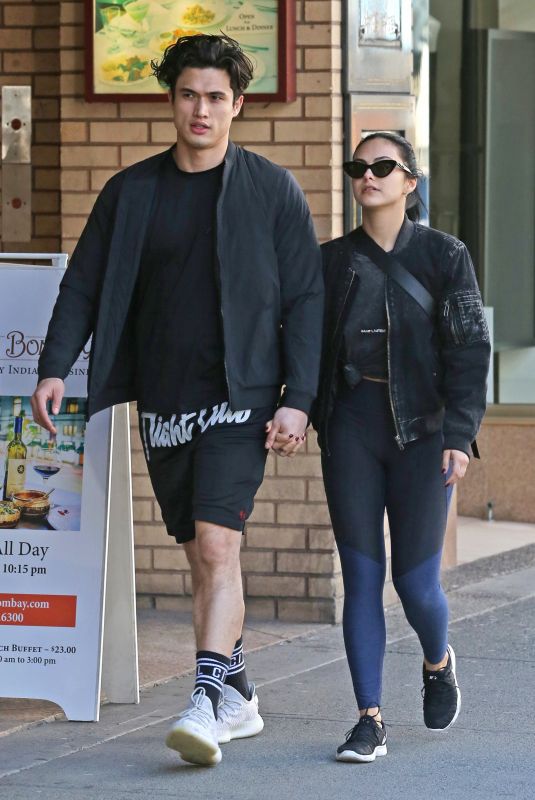 CAMILA MENDES and Charles Melton Out in Vancouver 04/09/2019