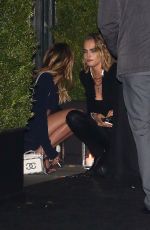 CARA DELEVINGNE and ASHLEY BENSON Night Out in New York 04/29/2019