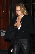 CARA DELEVINGNE and ASHLEY BENSON Night Out in New York 04/29/2019