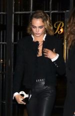 CARA DELEVINGNE and ASHLEY BENSON Night Out in New York 04/29/2019