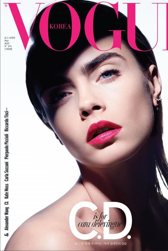 CARA DELEVINGNE for Vogue Magazine, Korea May 2019