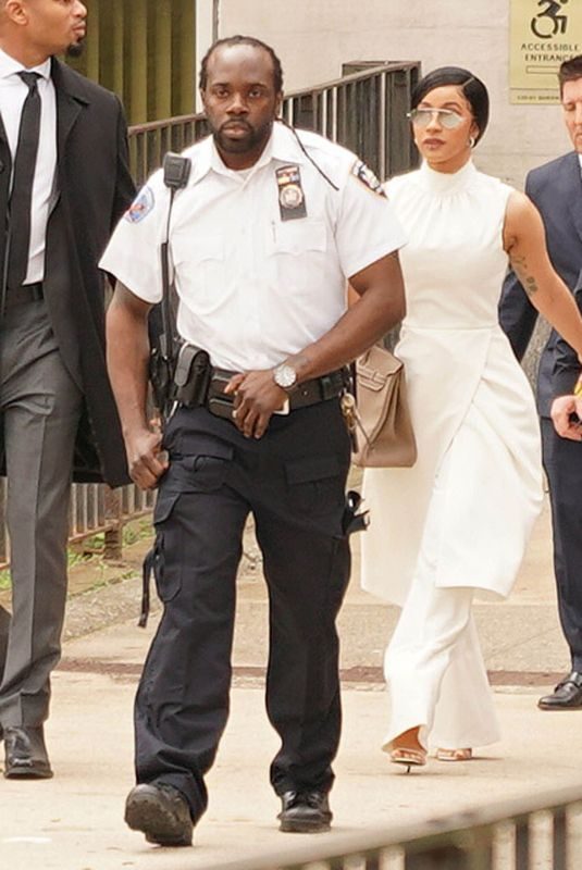 CARDI B Leaves Criminal Court in New York 04/19/2019