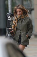CAROLINE FLACK Leaves Dock 10 Studios in Media City in Salford 04/14/2019