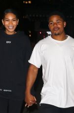 CHANEL IMAN and Sterling Shepard at L