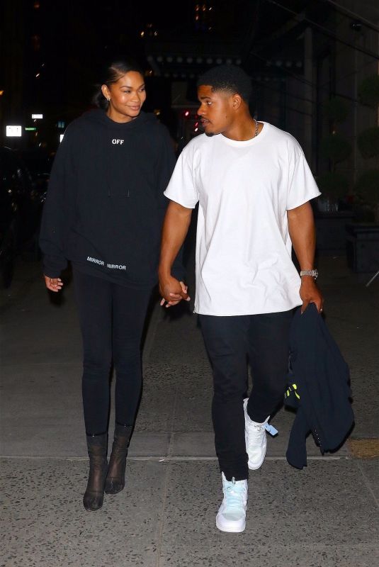 CHANEL IMAN and Sterling Shepard at L