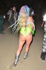 CHANEL WEST COAST at Neon Carnival at Coachella in Palm Springs 04/14/2018