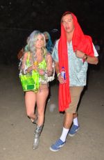 CHANEL WEST COAST at Neon Carnival at Coachella in Palm Springs 04/14/2018