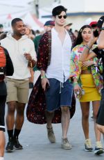 CHANTEL JEFFRIES and Ross Butler at Coachella 2019 in Indio 04/12/2019