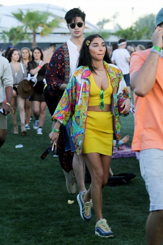 CHANTEL JEFFRIES and Ross Butler at Coachella 2019 in Indio 04/12/2019
