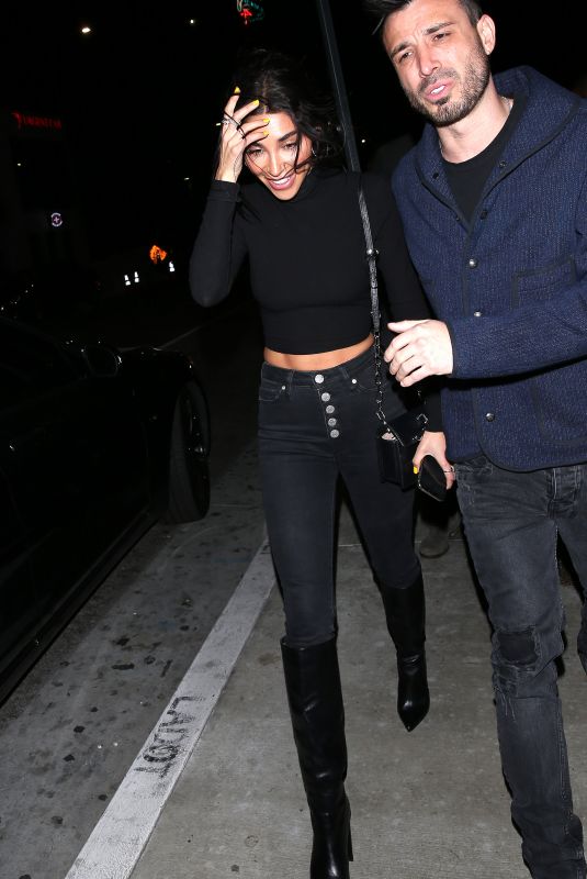 CHANTEL JEFFRIES at Tao Restaurant in Hollywood 04/09/2019