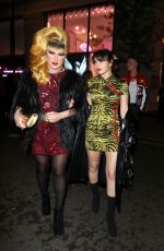 CHARLI XCX and JODIE HARSH Leaves Technicolour Odyssey Campaign Launch Party 04/04/2019