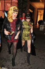 CHARLI XCX and JODIE HARSH Leaves Technicolour Odyssey Campaign Launch Party 04/04/2019