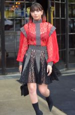 CHARLI XCX Leaves Bowery Hotel in New York 04/30/2019