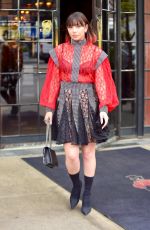 CHARLI XCX Leaves Bowery Hotel in New York 04/30/2019