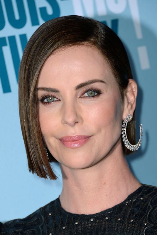 CHARLIZE THERON at Long Shot Premiere in Paris 04/24/2019
