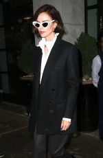 CHARLIZE THERON Leaves Her Hotel in New York 04/30/2019