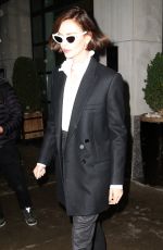 CHARLIZE THERON Leaves Her Hotel in New York 04/30/2019