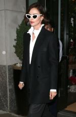 CHARLIZE THERON Leaves Her Hotel in New York 04/30/2019