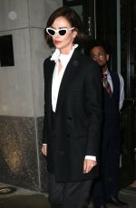 CHARLIZE THERON Leaves Her Hotel in New York 04/30/2019