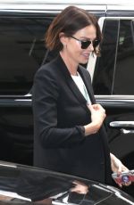CHARLIZE THERON Out Promotes Long Shot in New York 04/29/2019