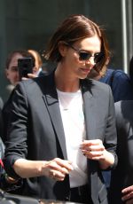 CHARLIZE THERON Out Promotes Long Shot in New York 04/29/2019