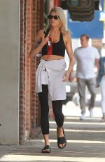 CHARLOTTE MCKINNEY Heading to Yoga Class in Santa Monica 04/24/2019