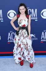 CHEVEL SHEPHERD at 2019 Academy of Country Music Awards in Las Vegas 04/07/2019