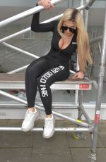 CHLOE FERRY Out and About in Newcastle 04/25/2019