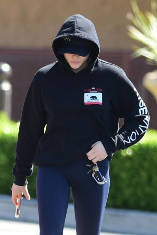 CHLOE MORETZ Goes Incognito in Studio City 04/12/2019