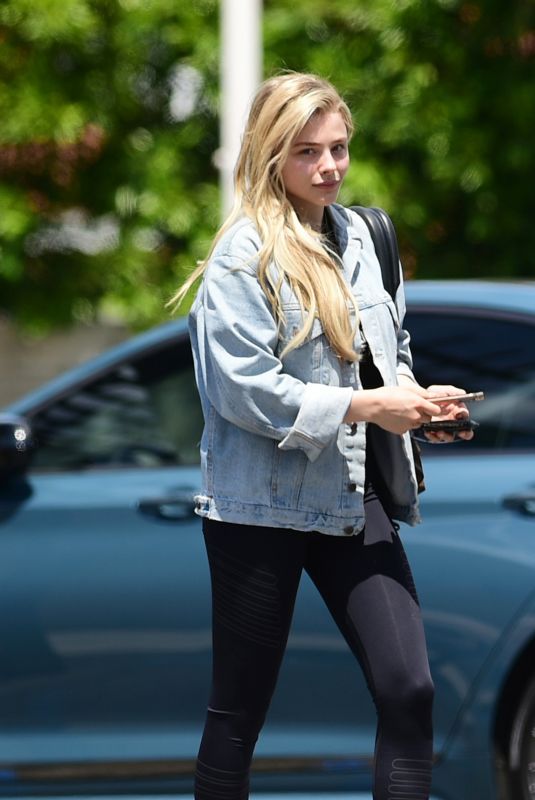 CHLOE MORETZ Out for Lunch in Los Angeles 04/22/2019