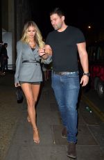 CHLOE SIMS at Nobu in London 04/13/2019