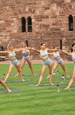 CHRISTINE MCGUINESS, CALLY JANE BEECH, SARAH JAYNE DUNN and Others at Yoga Session at Peckforton Castle in Cheshire 04/23/2019