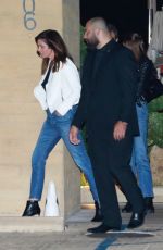 CINDY CRAWFORD at Nobu in Malibu 04/16/2019